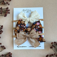 Bow Club Subscription Set | Mini Bows on Nylon Headbands