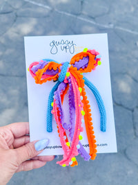 Party People Ribbon Pigtail Set