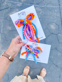 Party People Ribbon Pigtail Set