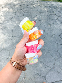 Yellow Toxic Waste Hair Glitter