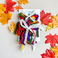 Give Thanks Ribbon Pigtail Set