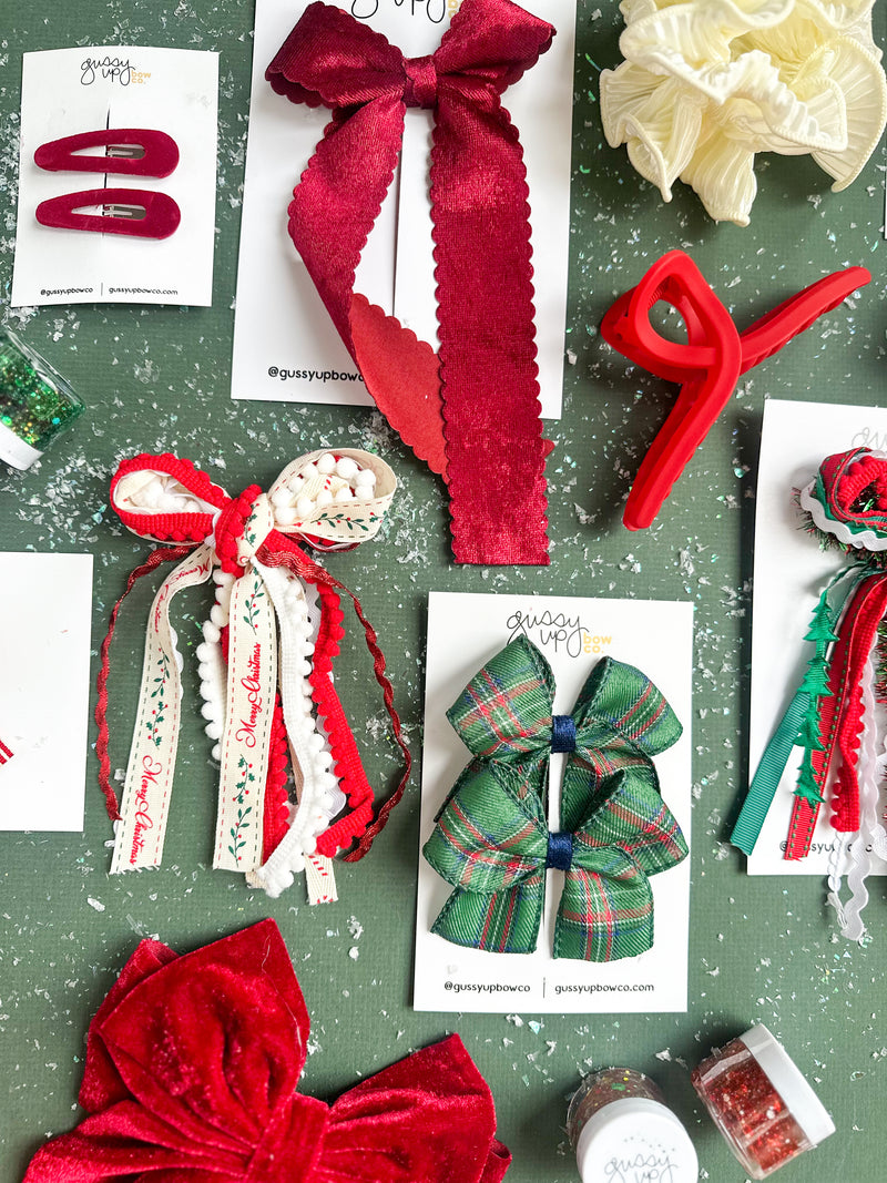 Vintage Christmas Ribbon Bow