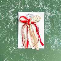 Vintage Christmas Ribbon Bow