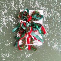 Tinseltown Ribbon Bow Pigtail Set