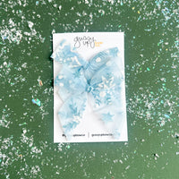 Ice Princess Mesh Bow Pigtail Set