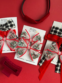 December 25 Red Velvet Bow