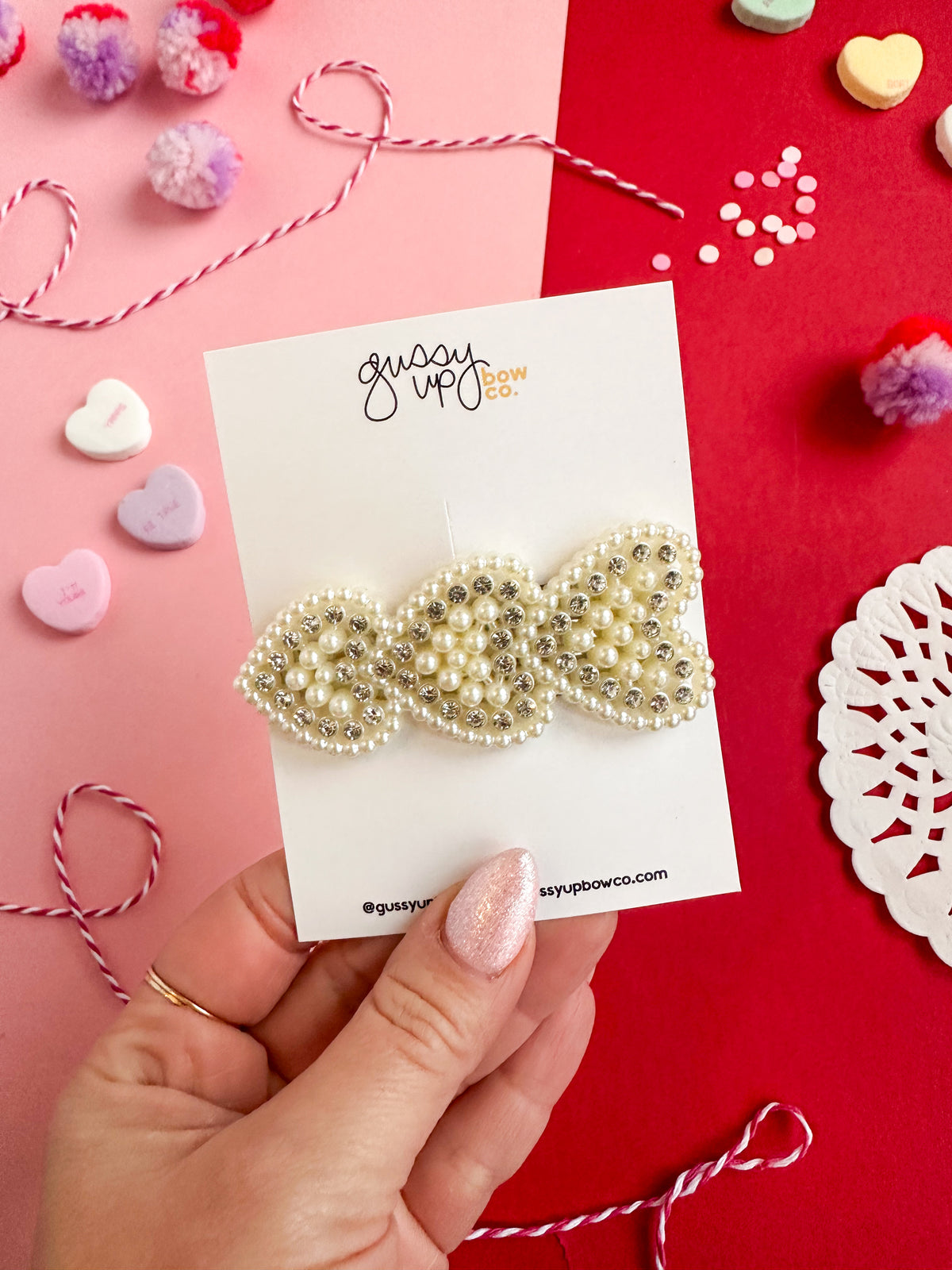 Heart Sparkle Snap Clip