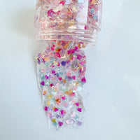 Conversations Hearts Hair Glitter