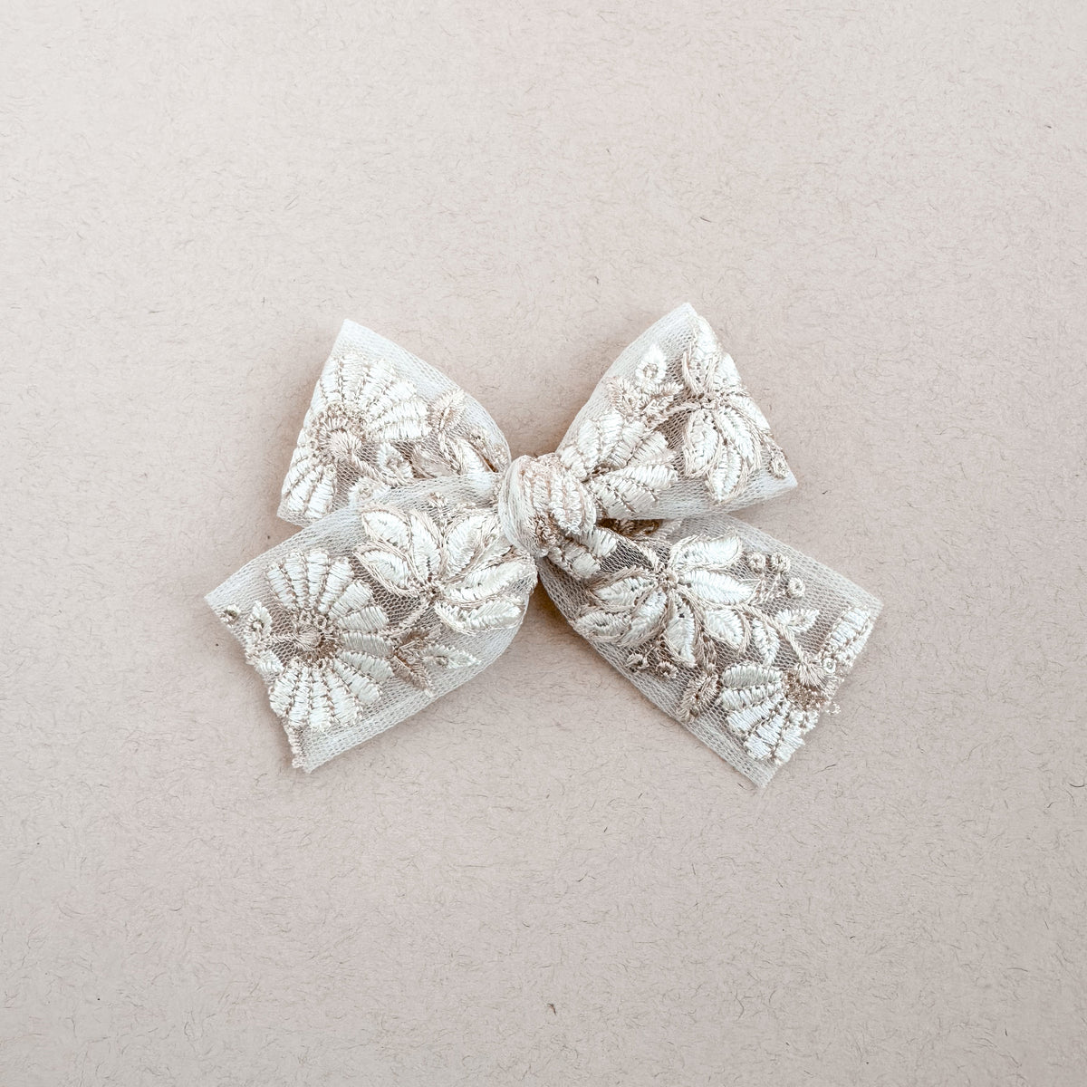 Daphne Embroidered Bow