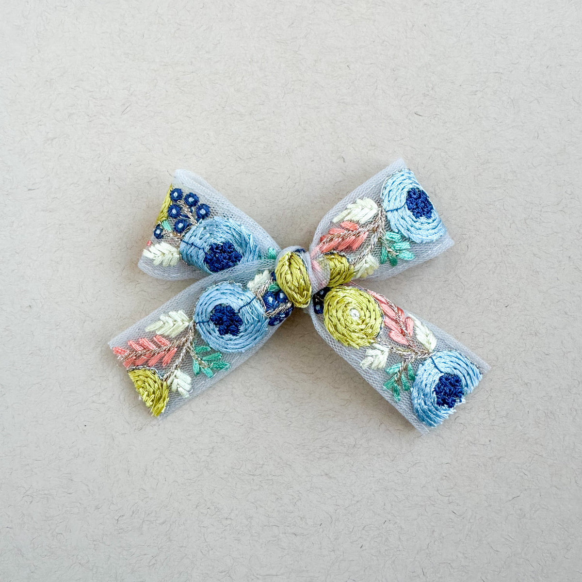 Eloise Embroidered Bow