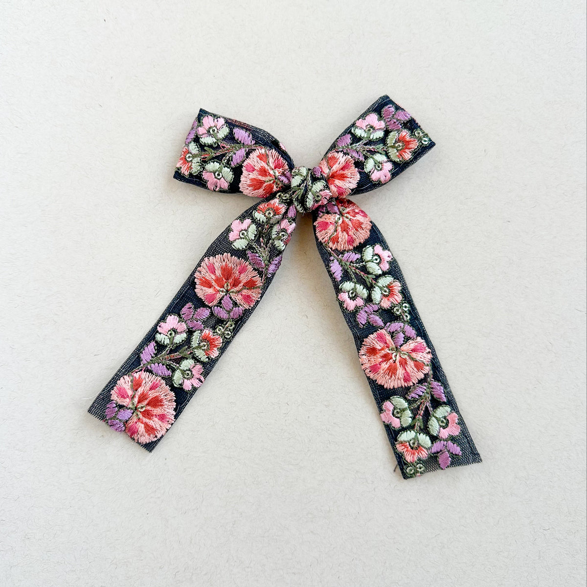 Prudence Embroidered Bow