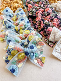 Eloise Embroidered Bow