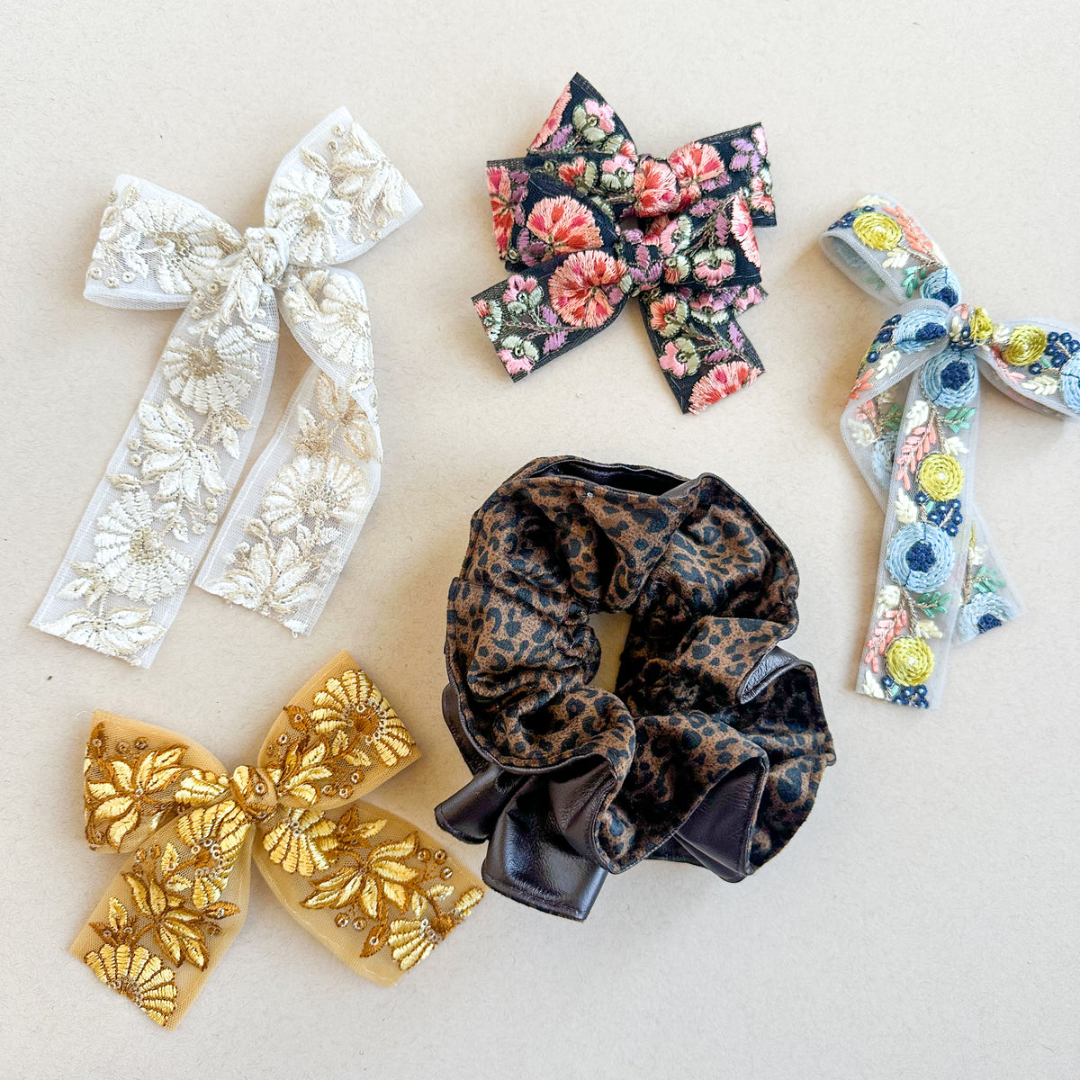 Penelope Embroidered Bow