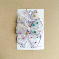 Spring Pearl Whimsy Pigtail Set