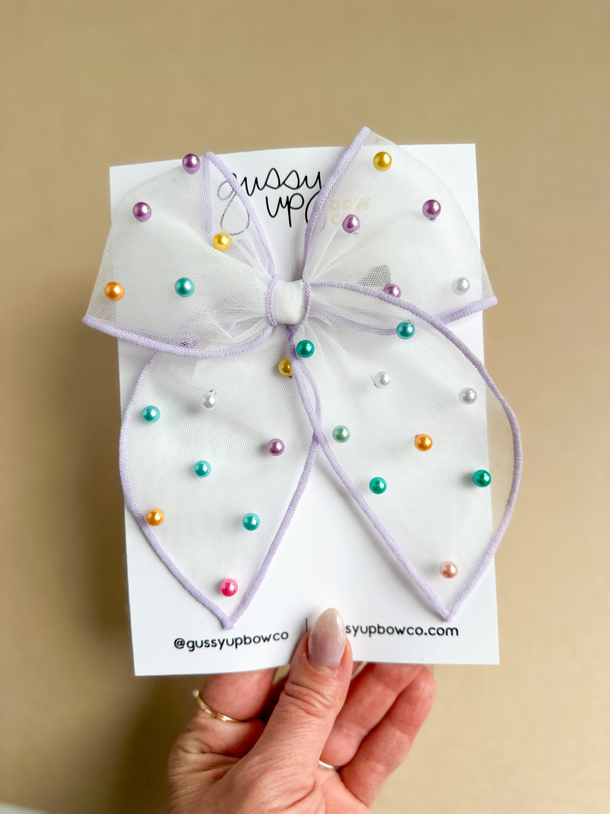 Spring Pearl | Whimsy Bow