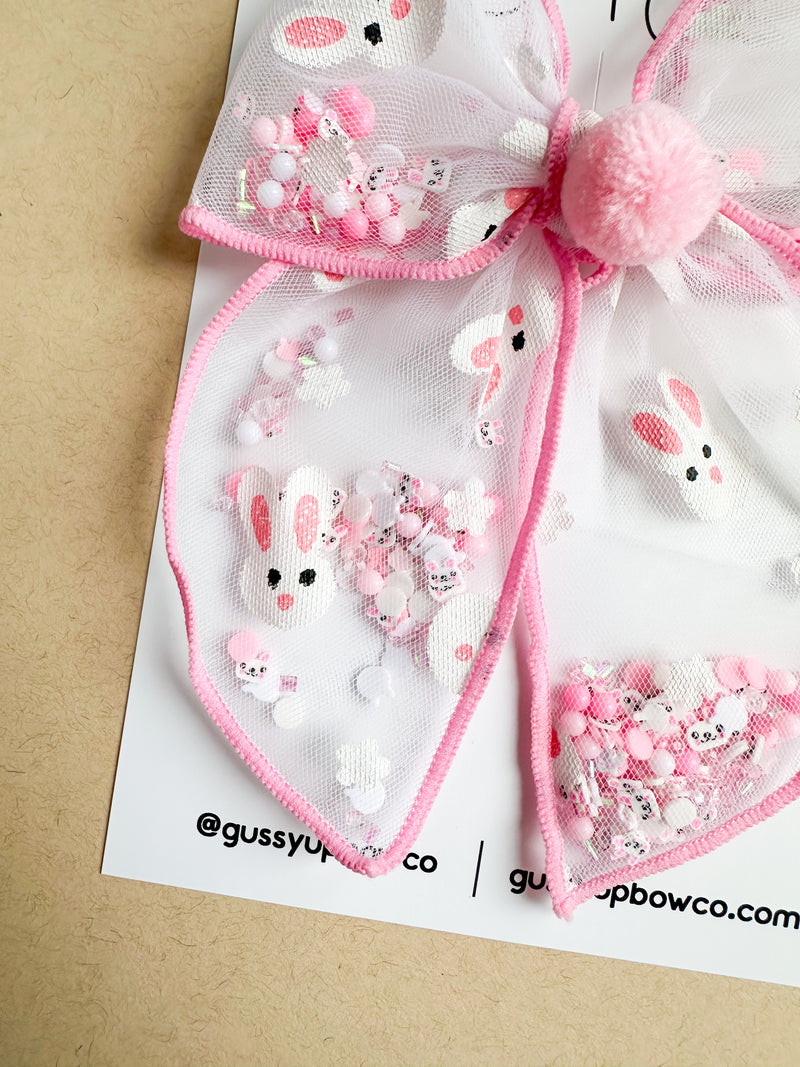 Bunny Shaker Whimsy Pigtail Set