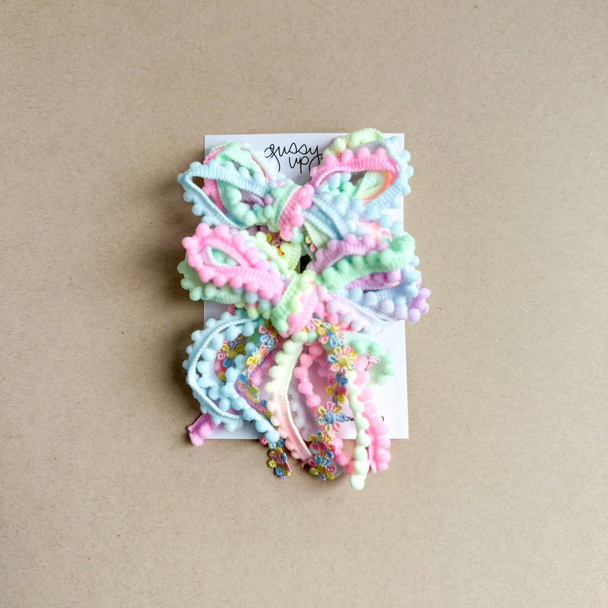 Spring Fling Ribbon Pigtail Set