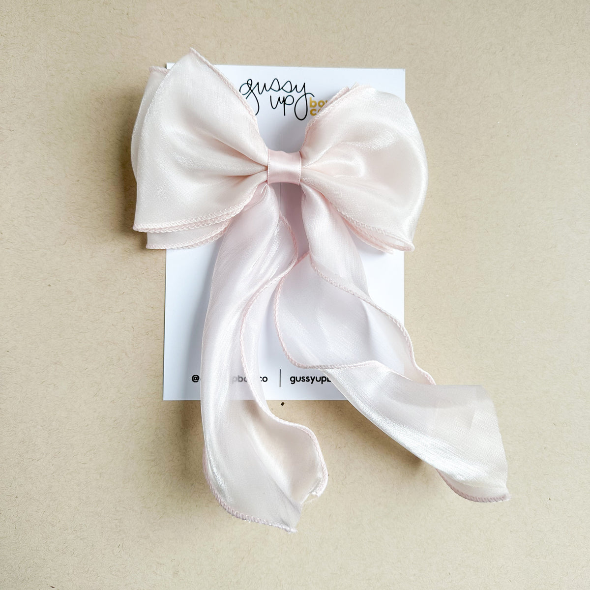 Blush Fancy Bow