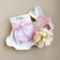 Pink Pastel Ruffle Oversized Scrunchy
