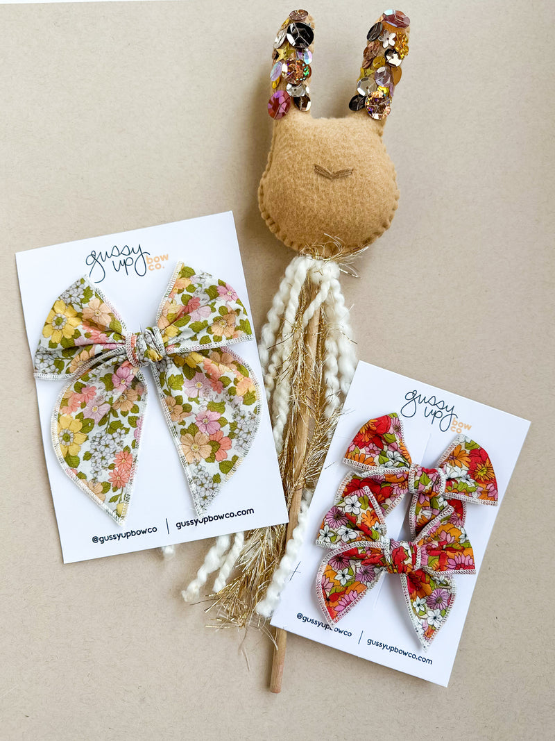 Olive Floral | Whimsy Bow