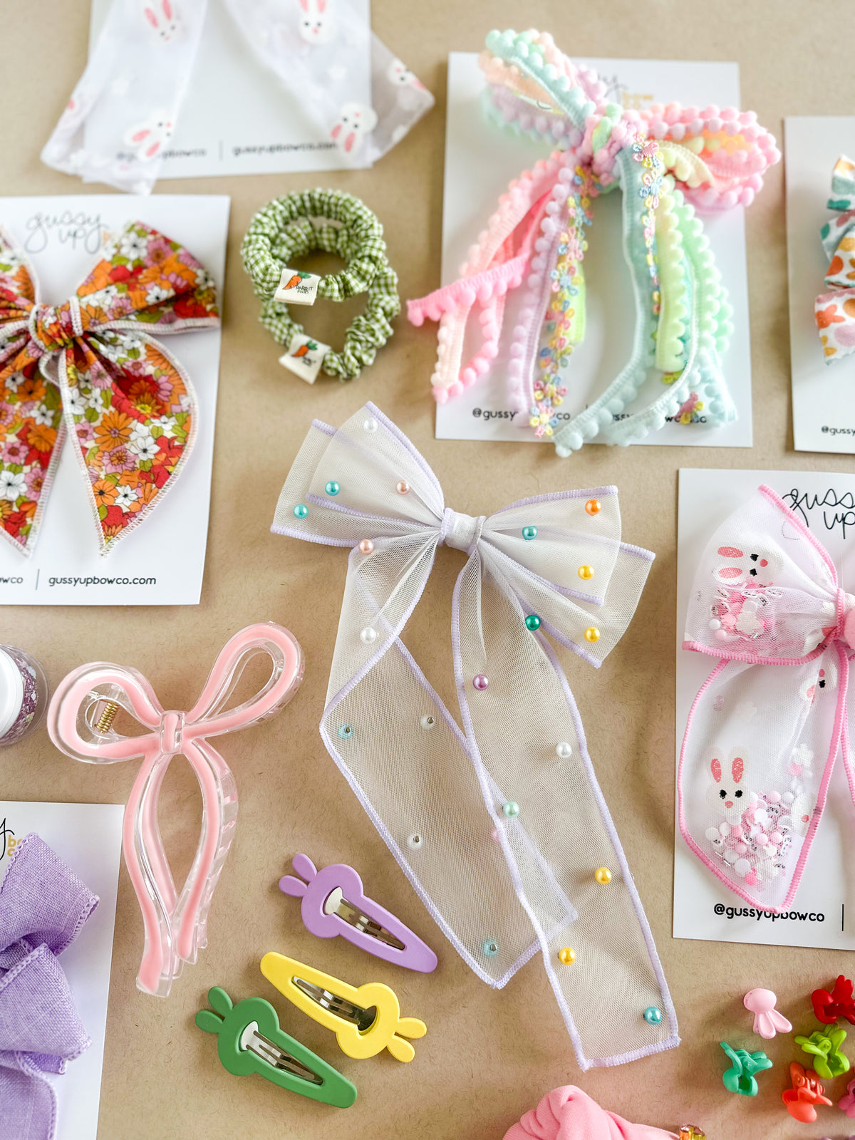 Cotton Tail Scrunchy Set