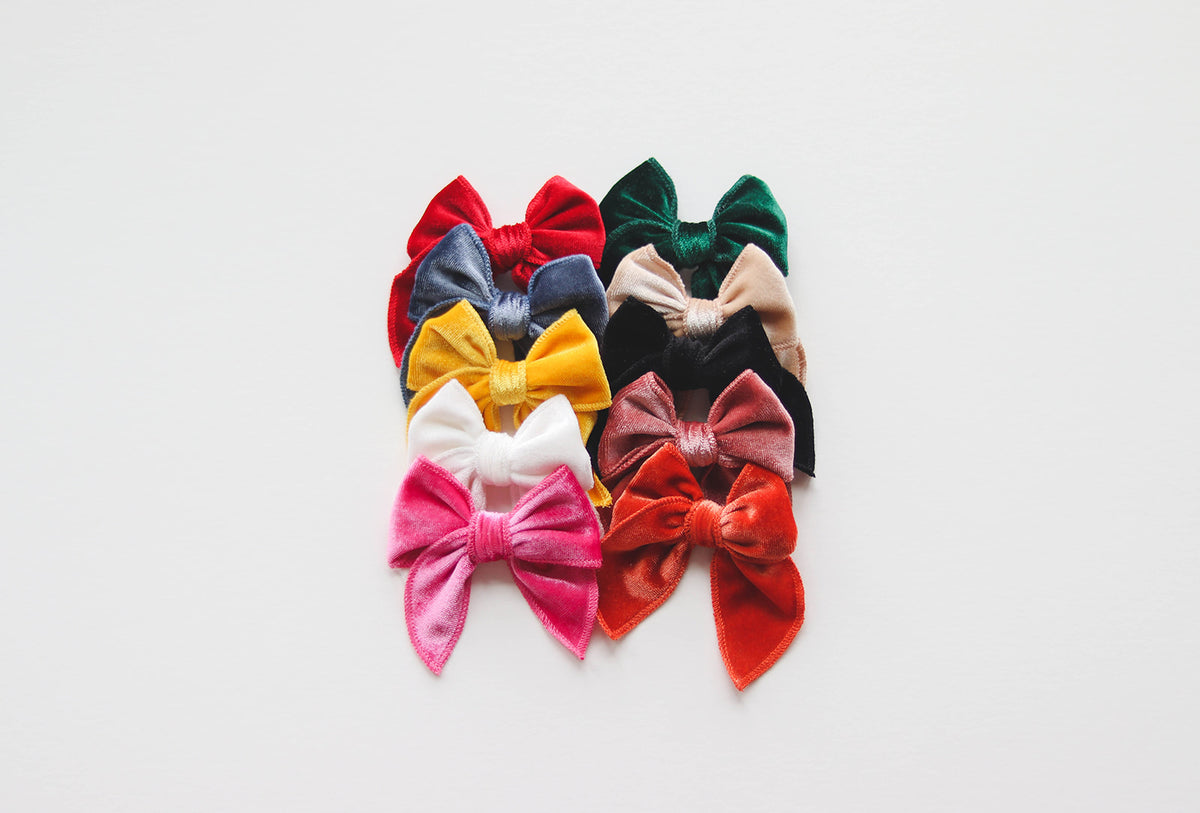 Burgundy Velvet | Whimsy Bow