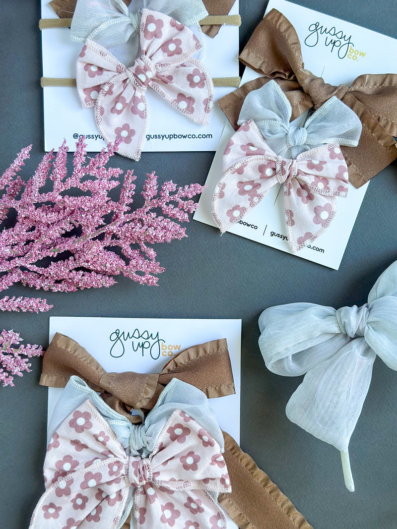April 25 Floral Whimsy Bow
