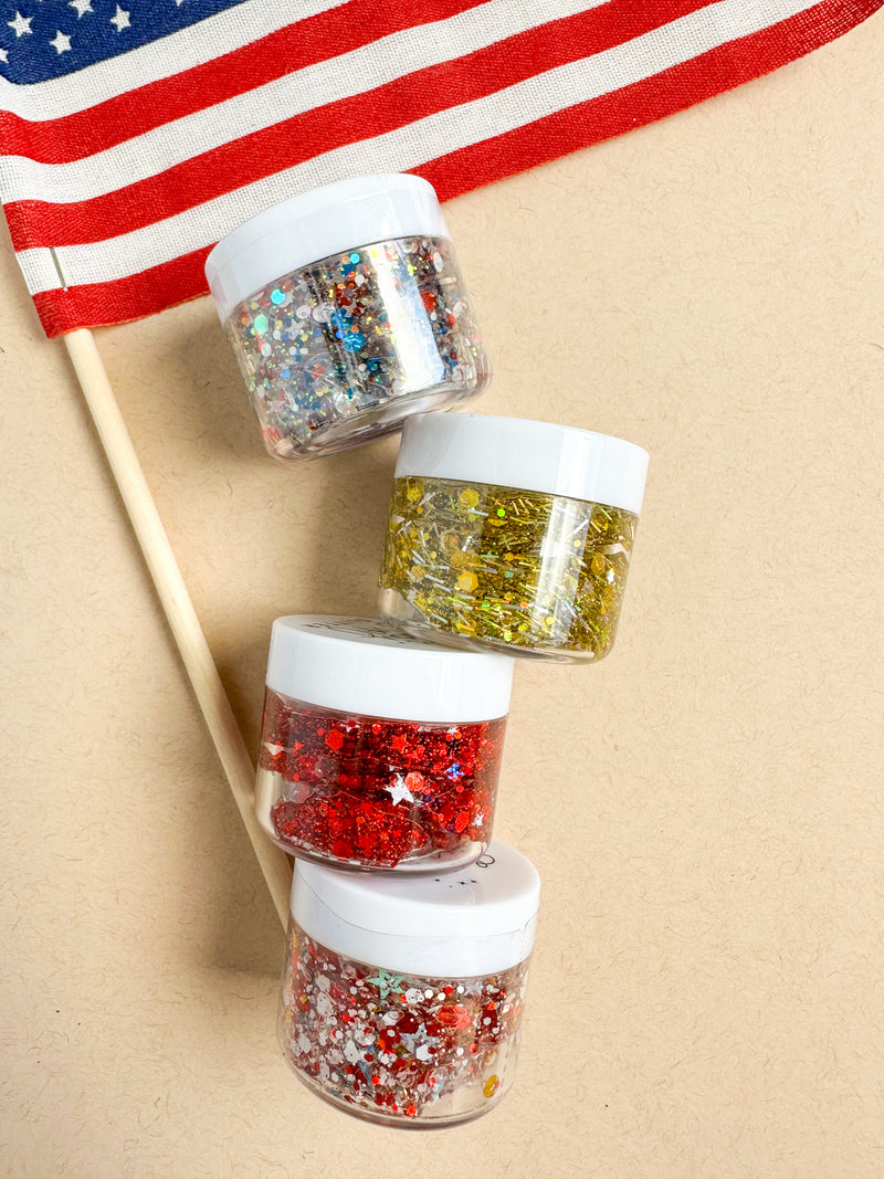 Yankee Doodle Hair Glitter Bundle