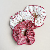 Large Red Scrunchy Set