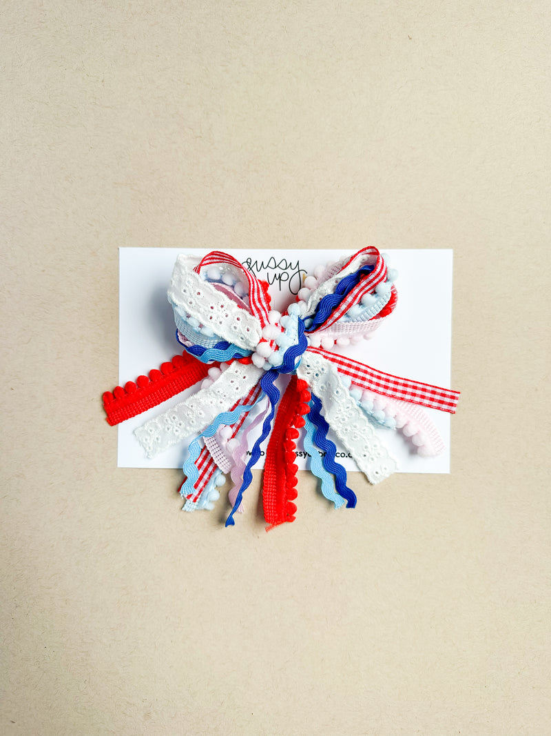 Party In The USA Ribbon Bow