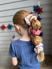 Large Red Scrunchy Set