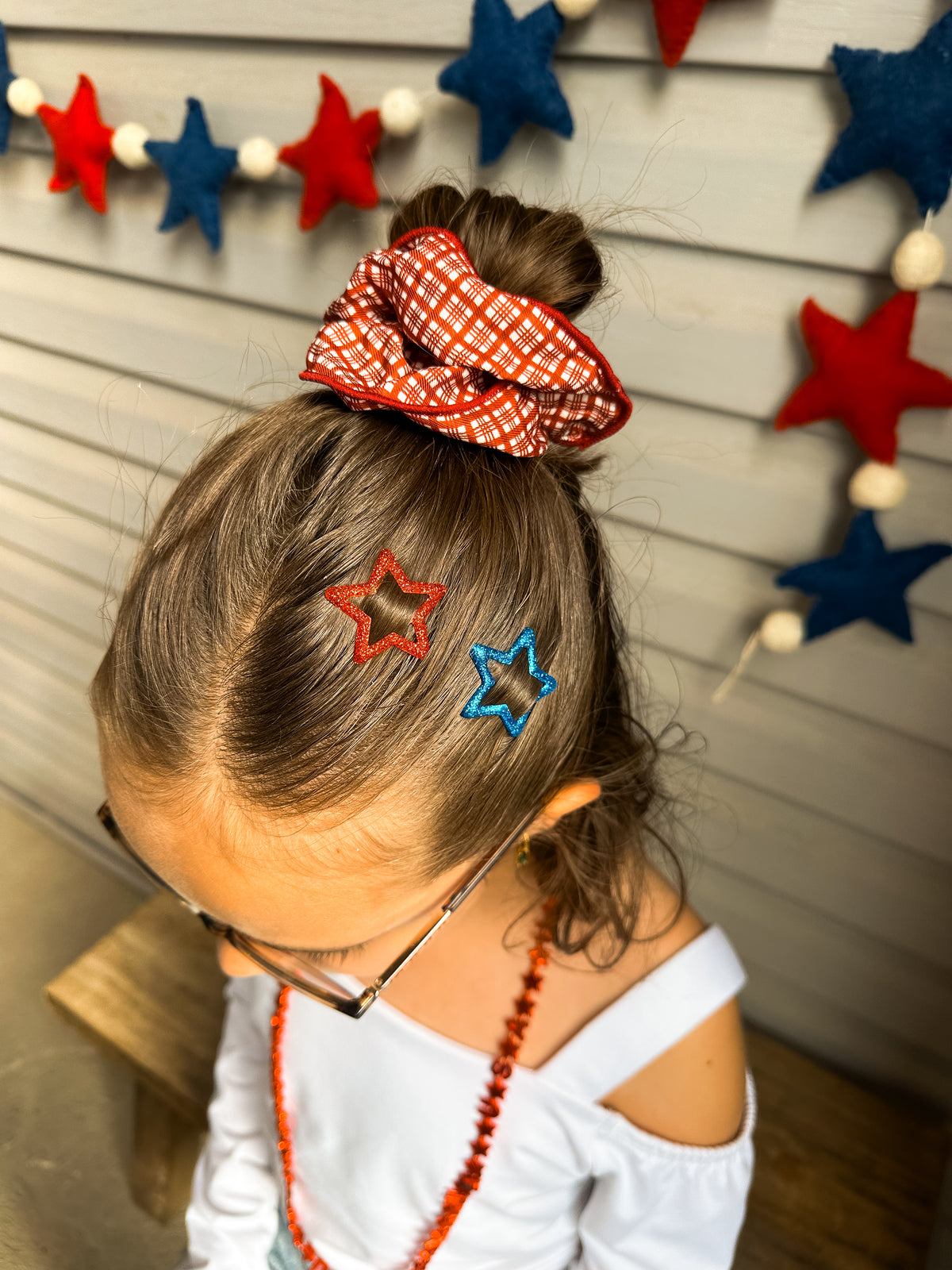 Large Red Scrunchy Set