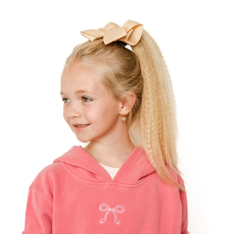 Tan Glam Bow | Back to School 24 Collection