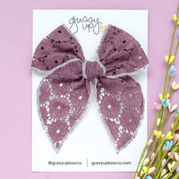 Plum Lace | Whimsy Bow