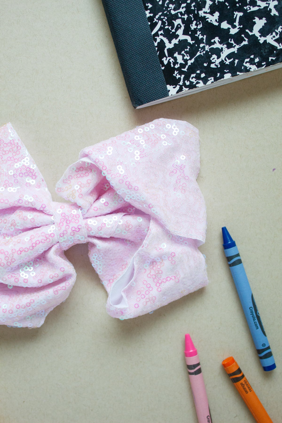 Light Pink Glam Bow