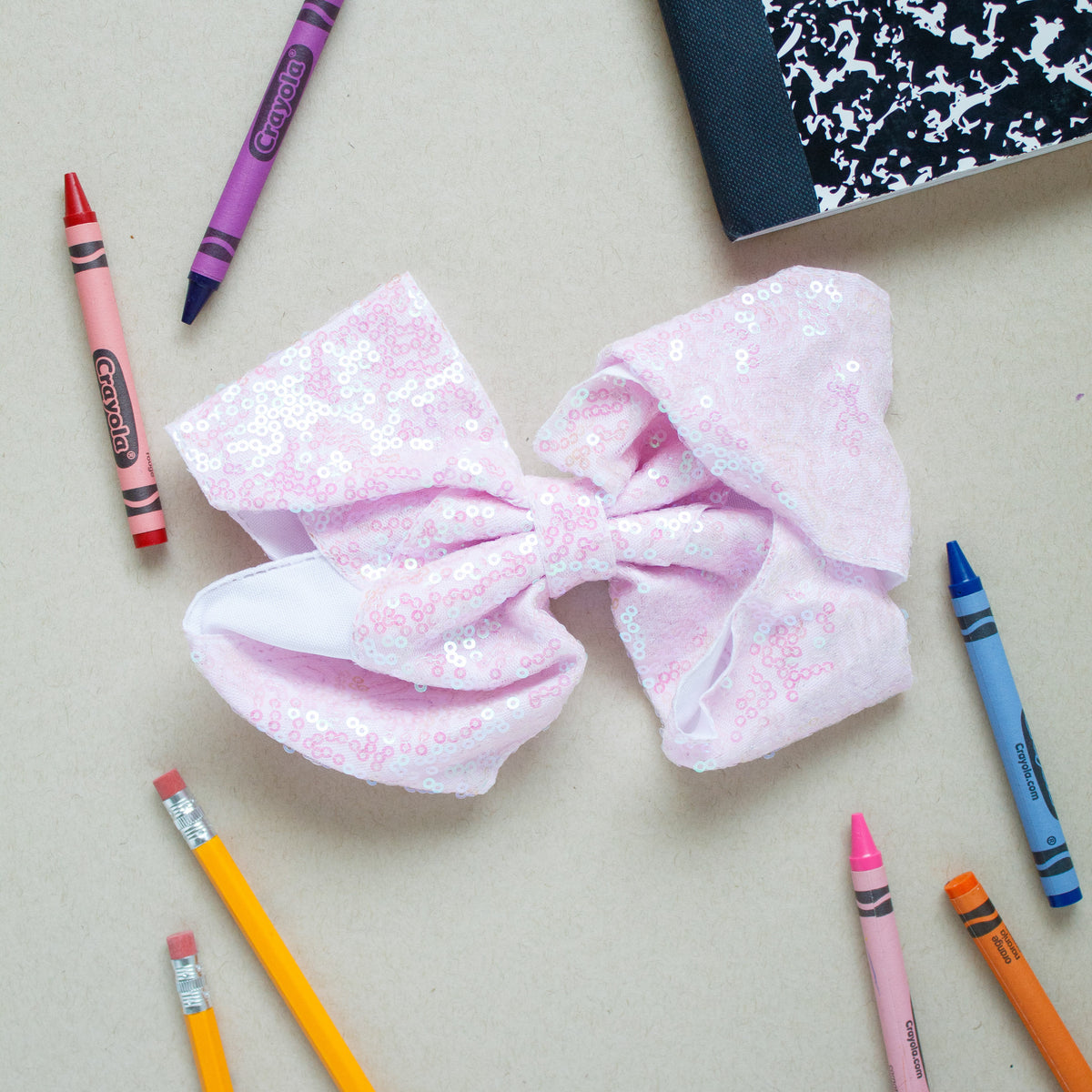 Light Pink Glam Bow