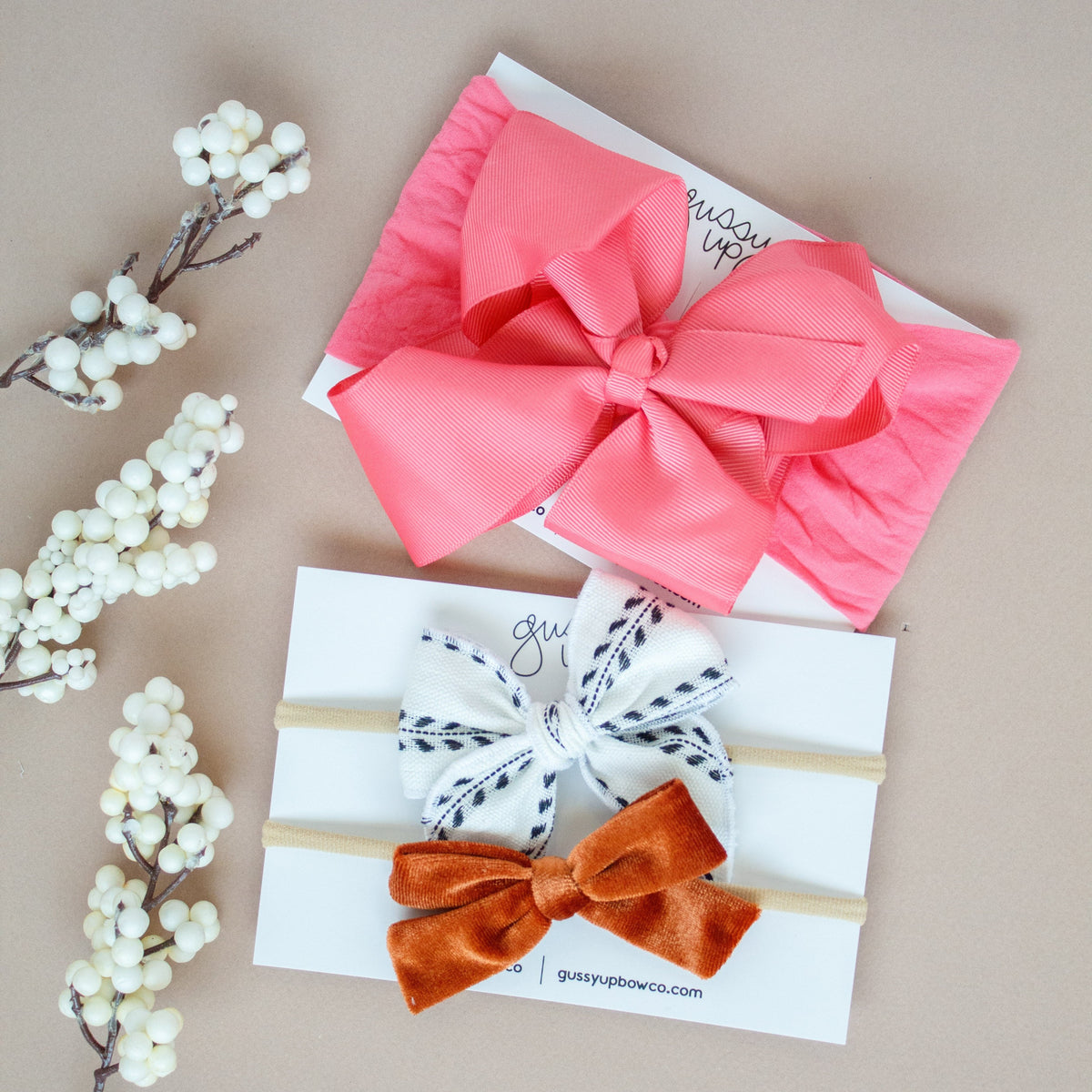 Bow Club Subscription Set | Mini Bows on Nylon Headbands