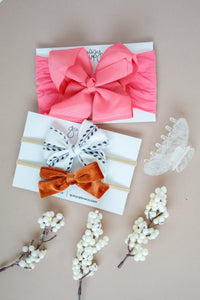 Bow Club Subscription Set | Mini Bows on Nylon Headbands