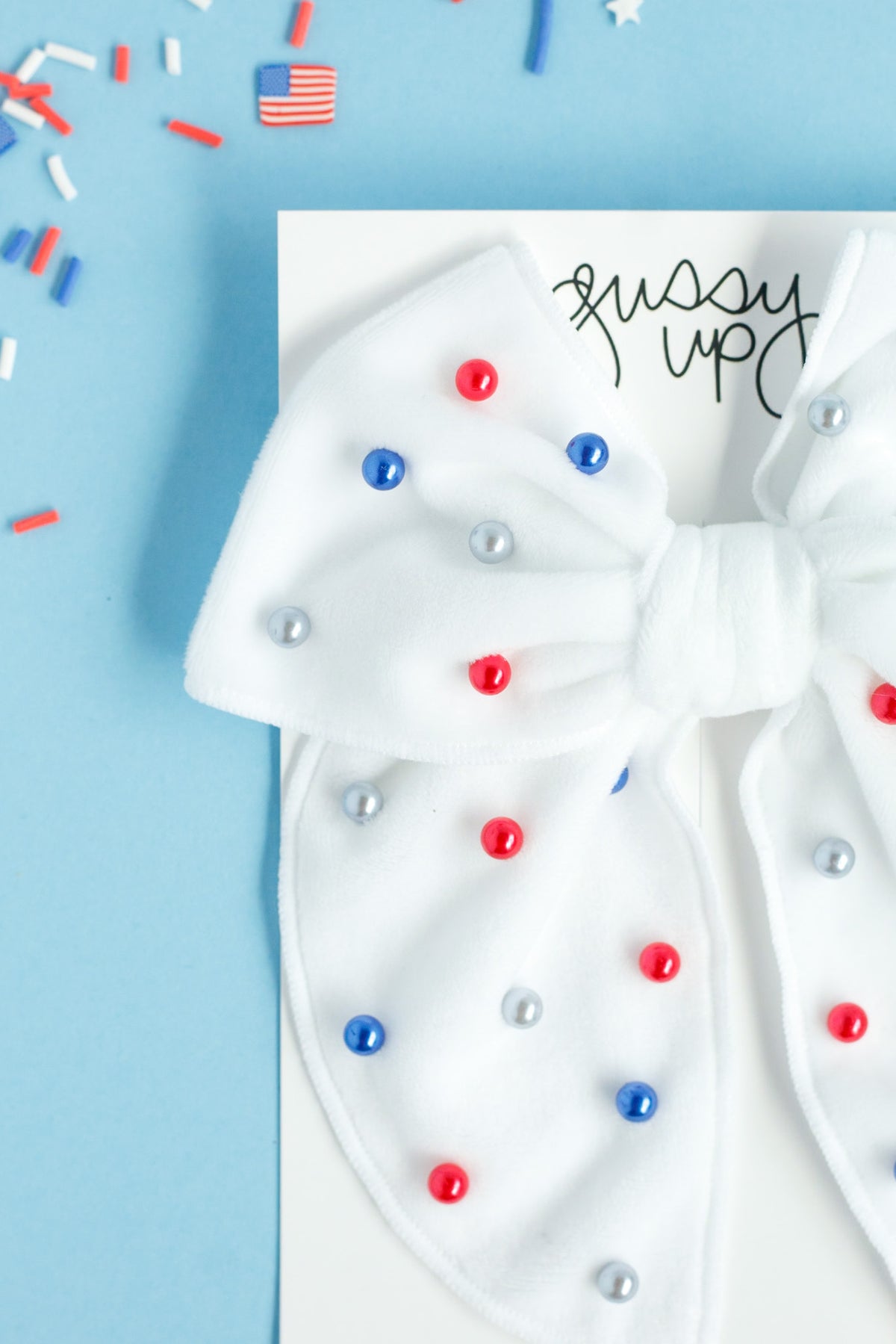 Patriotic Pearl | Whimsy Bow