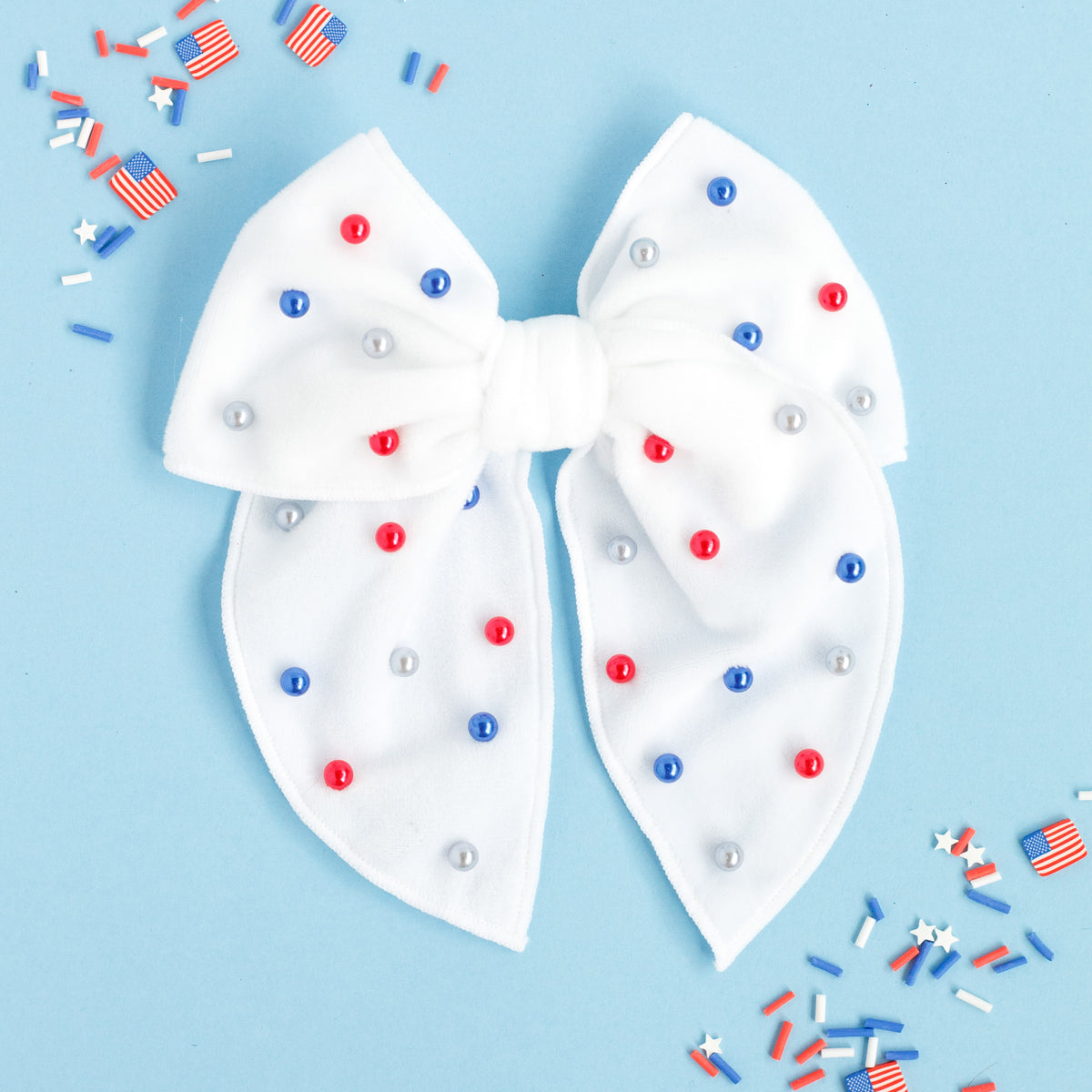 Patriotic Pearl | Whimsy Bow