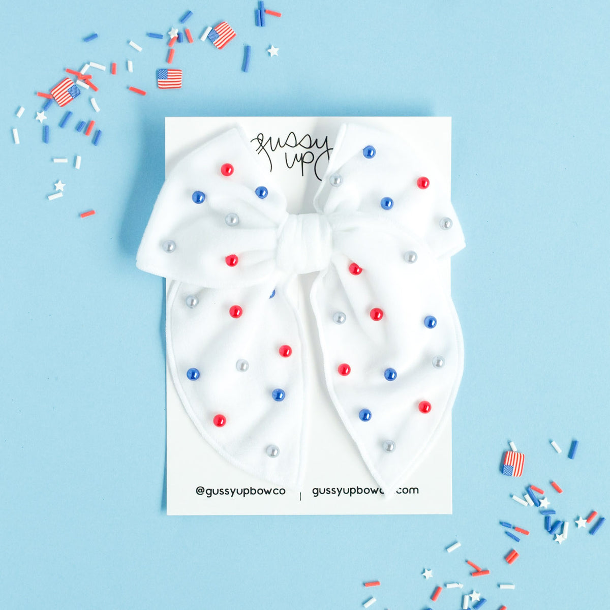 Patriotic Pearl | Whimsy Bow