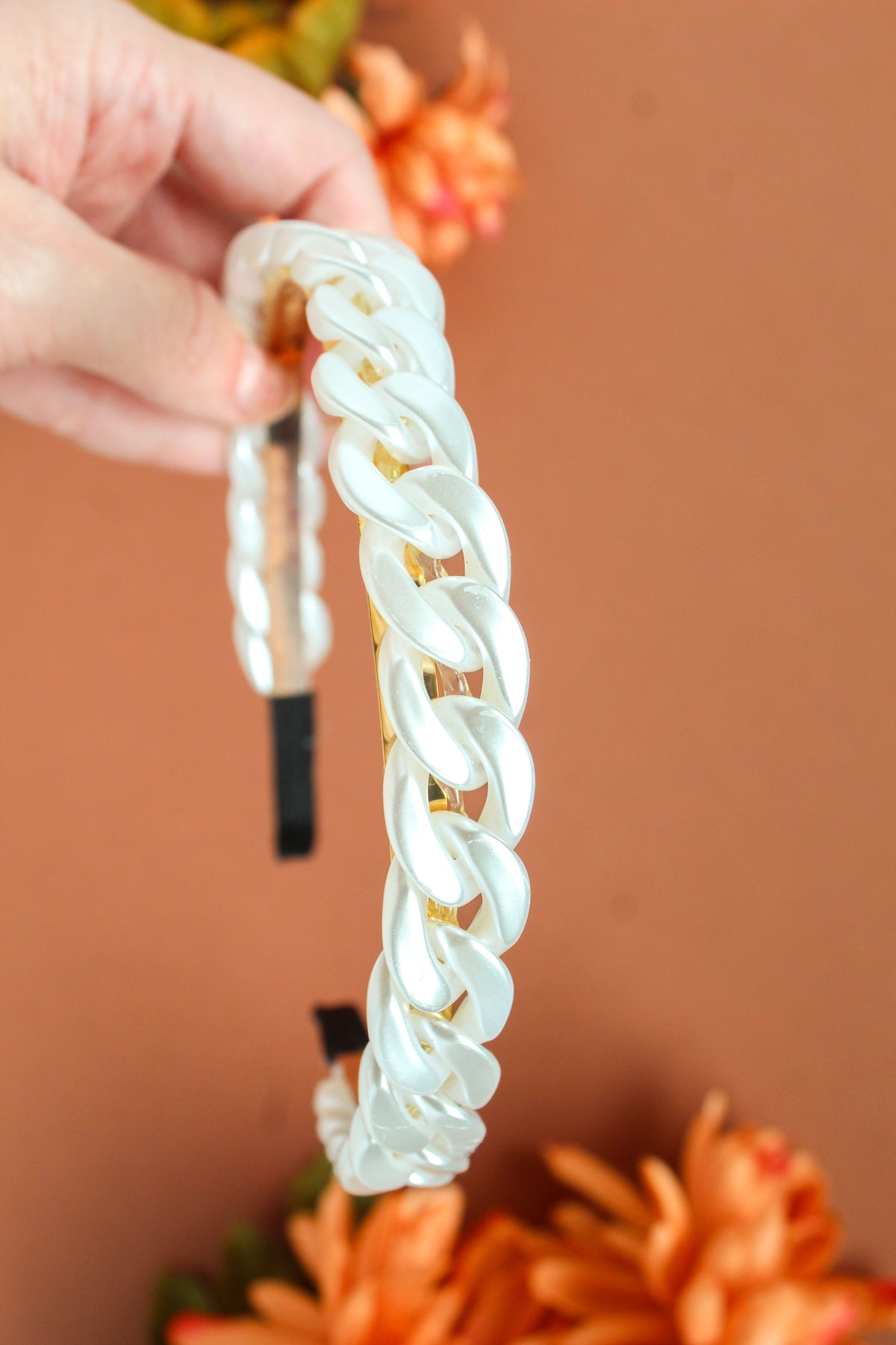 Braided Pearl Headband