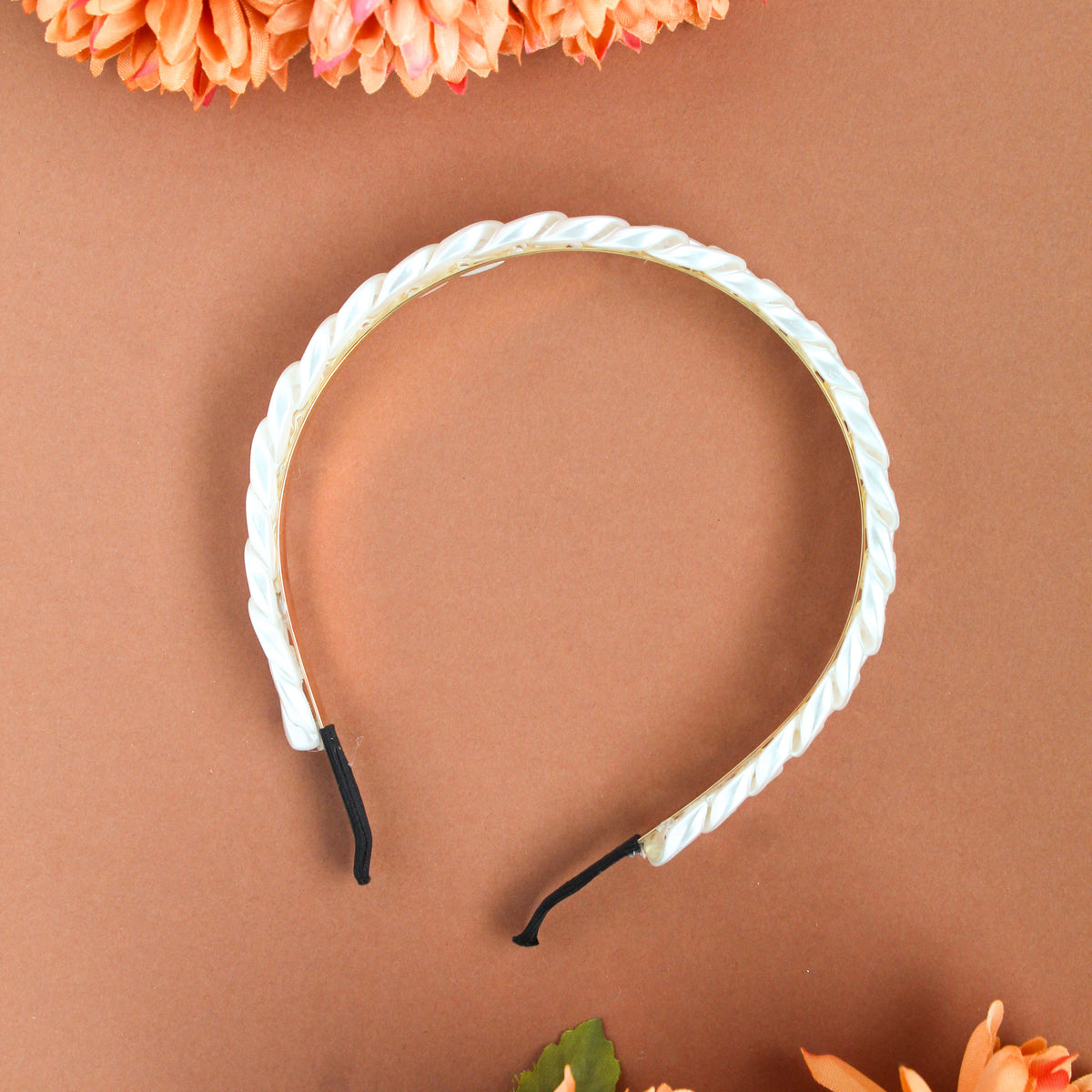 Braided Pearl Headband