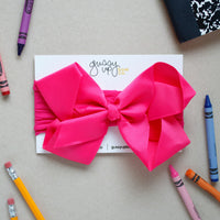 Bright Pink Glam Bow | Back to School 24 Collection