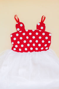 Red Dot Tulle Dress | Girls | Happiest Place Collection