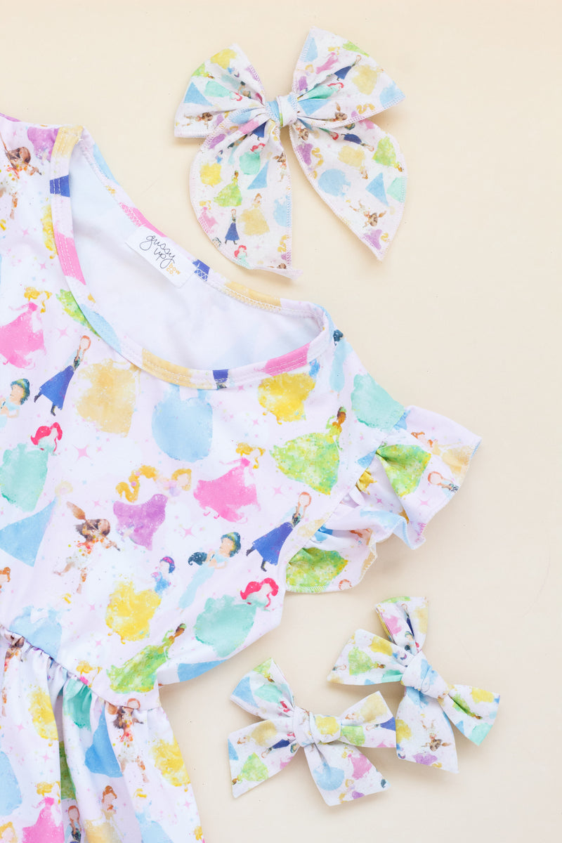 Watercolor Princess | Whimsy Bow