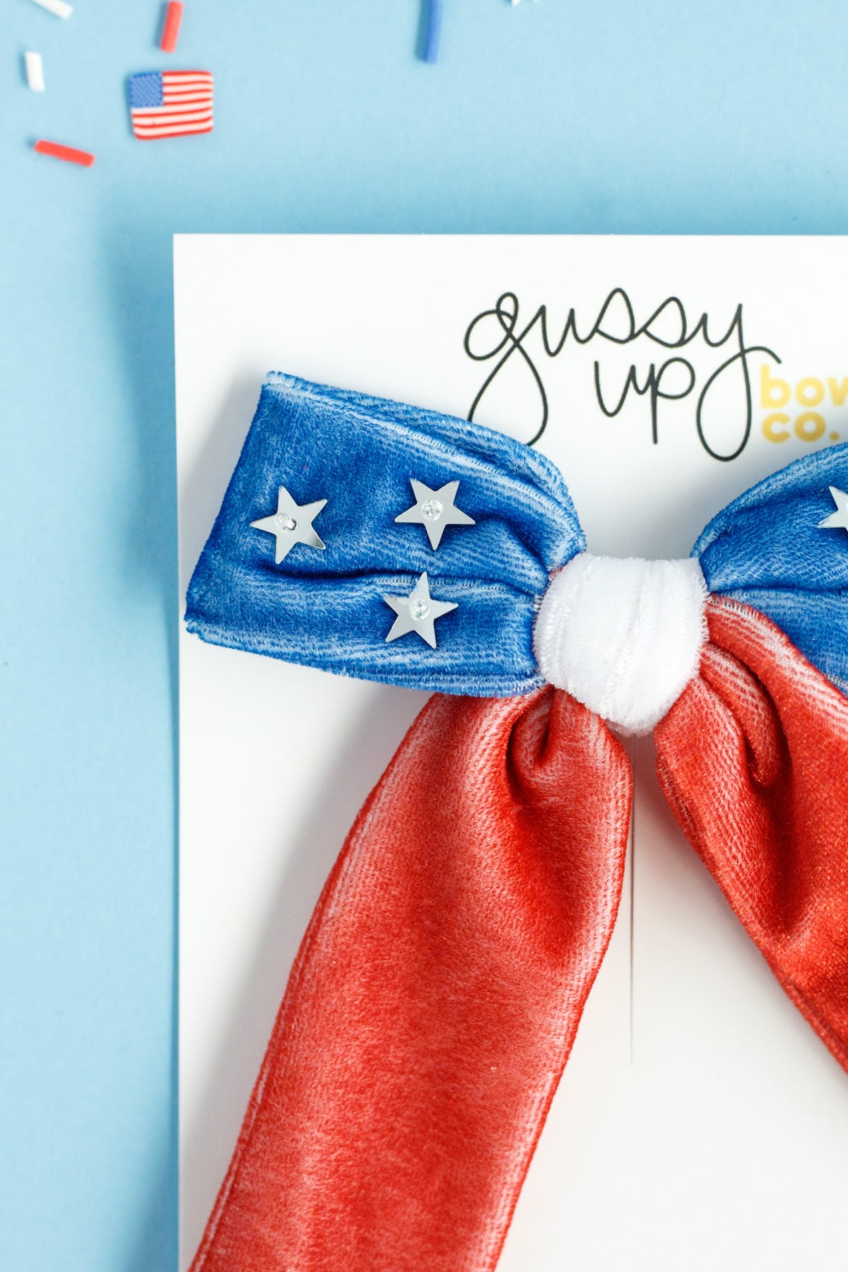 USA Sequin Extra Bow