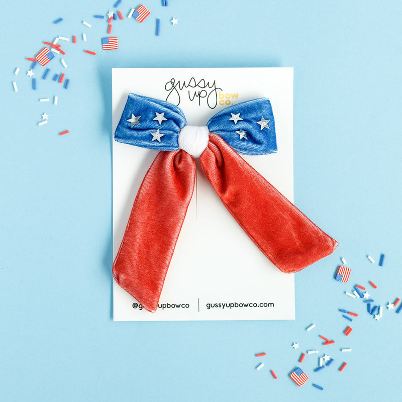 USA Sequin Extra Bow | Yankee Doodle Darling Collection