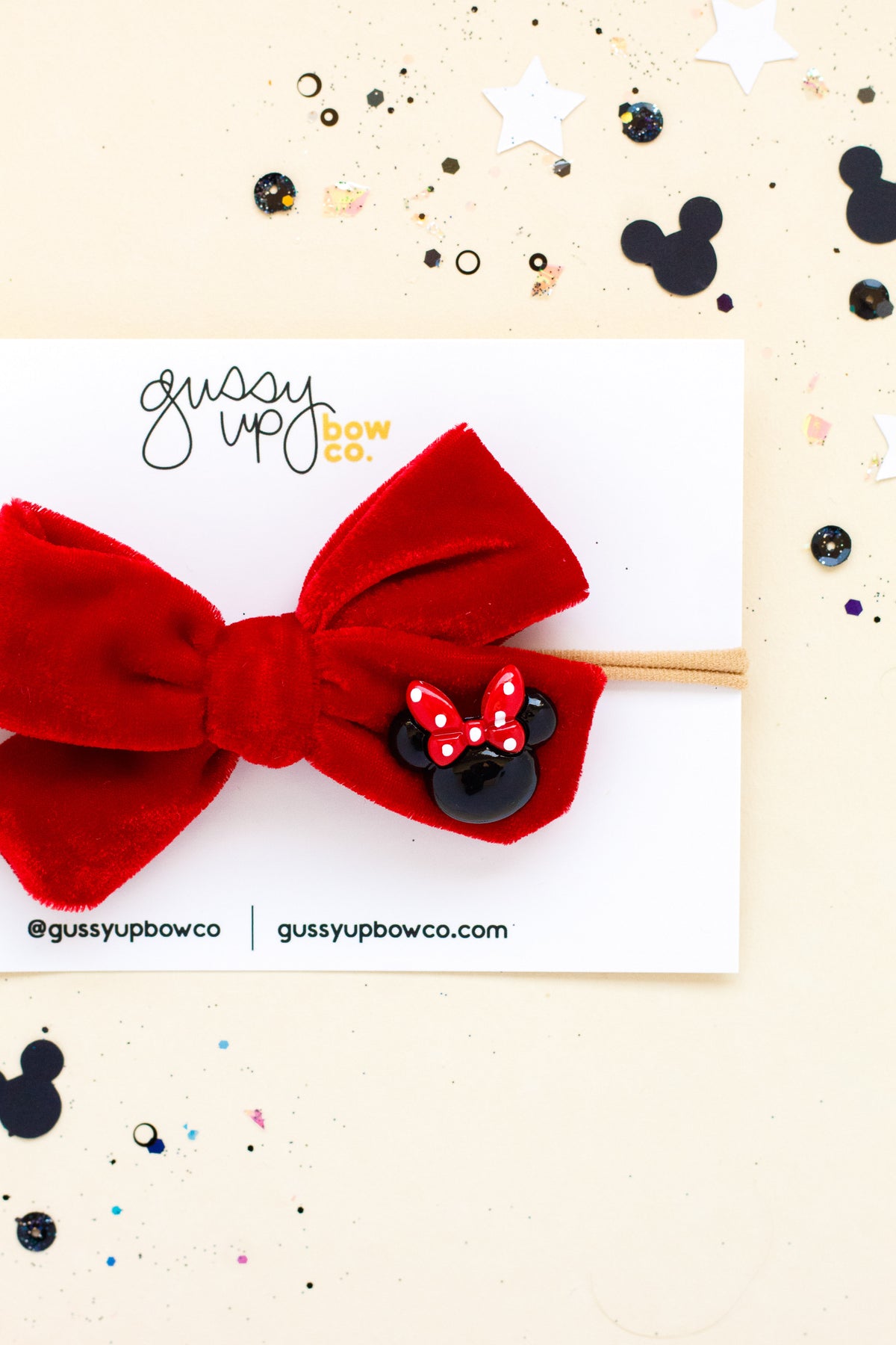 Red Velvet Bow Charm  | Classic Bow | Happiest Place Collection