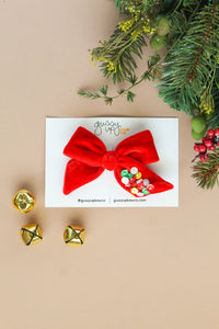 Deck the Halls Velvet Bow